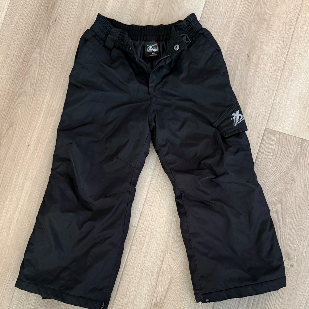 ZeroXposur Black Kids Snow Pants